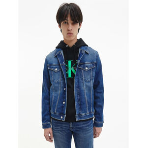 Calvin Klein pánská modrá džínová bunda - L (1BJ)
